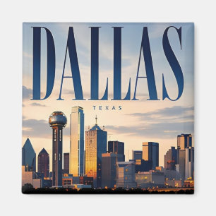 Íman Horizonte de Dallas Texas Viagem Cidade do Norte d