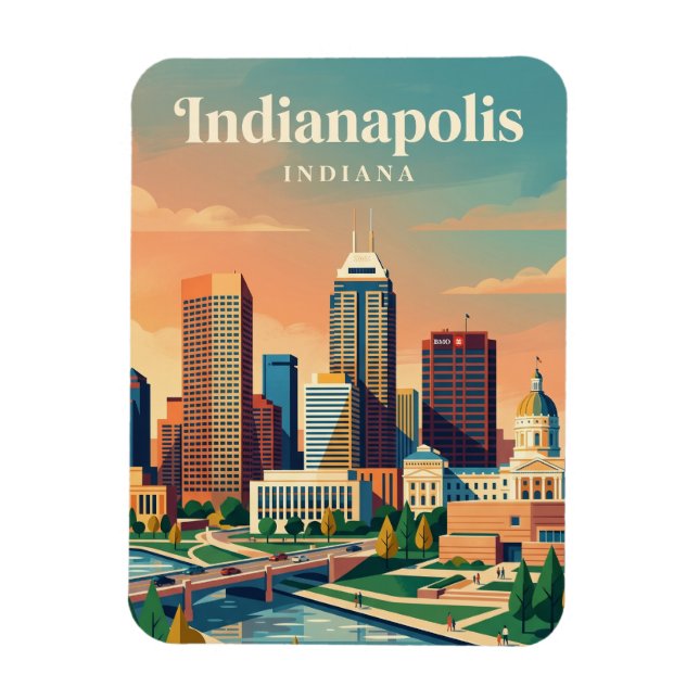 Íman Horizonte de Indiana (Vertical)