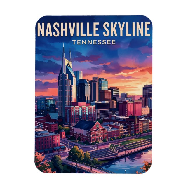 Íman Horizonte de Nashville EUA (Vertical)