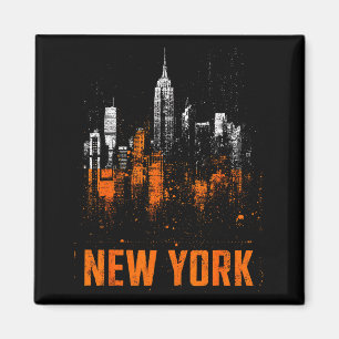 Íman Horizonte de Nova York punk grunge vintage retro g