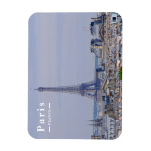 Íman Horizonte de Paris, França, com a icônica Torre Ei