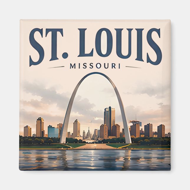Íman Horizonte de St. Louis Gateway (Frente)