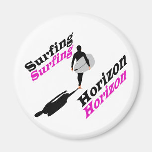 Íman Horizonte de surfe T-Shirt