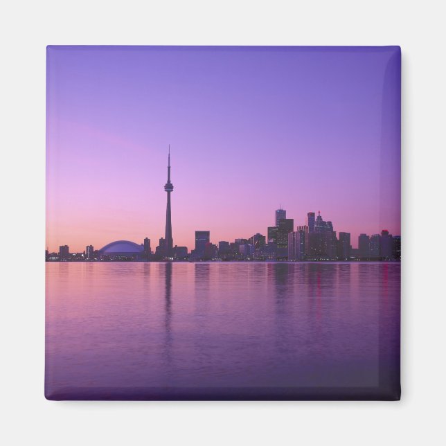 Íman Horizonte de Toronto à noite, Ontário, Canadá (Frente)