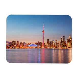 Íman Horizonte de Toronto ao Pôr do Sol