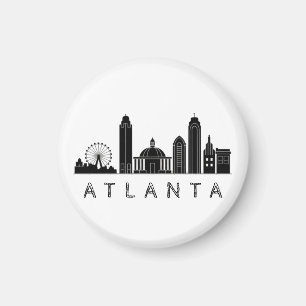 Íman Horizonte Estilizado Moderno de Atlanta Geórgia