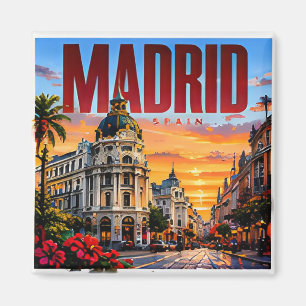 Íman 🌞 Horizonte Moderno de Madrid Estilo de Cidade 🌞