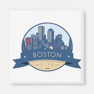 Íman Horizonte urbano da cidade de Boston, horizonte de