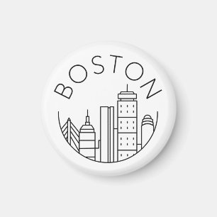 Íman Horizonte urbano da cidade de Boston, horizonte de