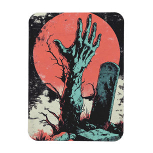 Íman Horror Comic Zombie Graveyard