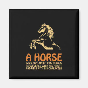 Íman Horse Art A Horse Gallops