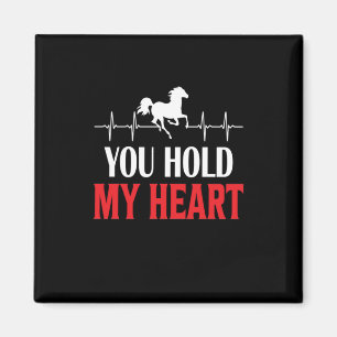 Íman Horse Art Você Segura Meu Coração