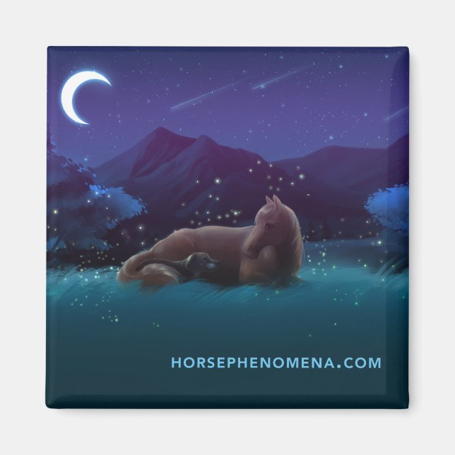 Íman Horse Phenomena Night Magnet (Frente)