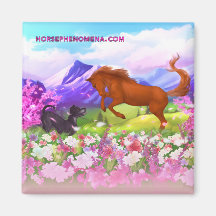 Horse Phenomena Primavera Magnet