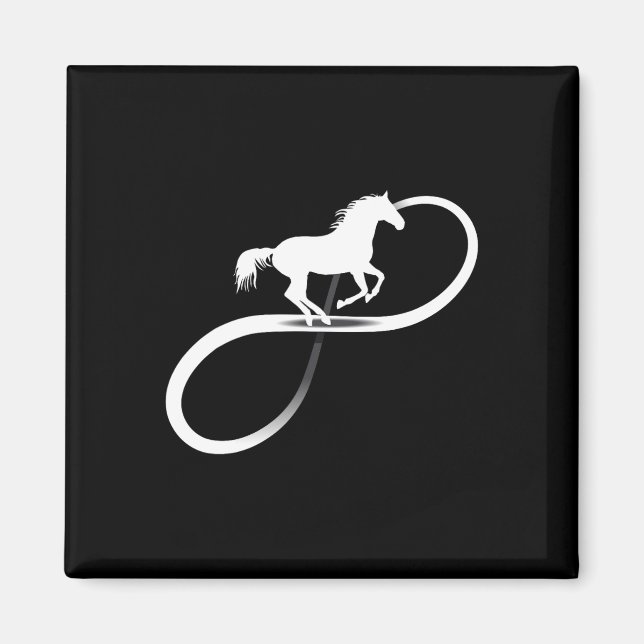 Íman Horse Picture Riding Girls (Frente)
