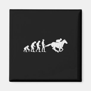 Íman Horse Riding Evolution Funny Horseback Racing Eque