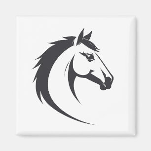 Íman Horse Vetor Art Animal Modern Urban City Graphic