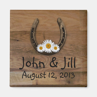 Íman Horsferes Wedding Favor Magnet