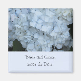 Íman Hortênsia Azul Claro Save the Date