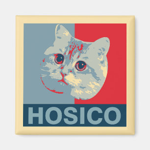 Íman Hosico - Ilustração Azul Vermelho
