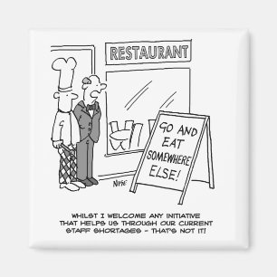 Íman Hospitalidade dos Trabalhadores Restaurantes. Esca