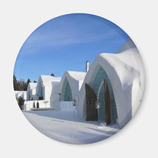 Íman Hotel de Glace, Quebec, Canadá (Frente)