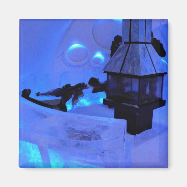 Íman Hotel de Glace, Quebec, Canadá (Frente)