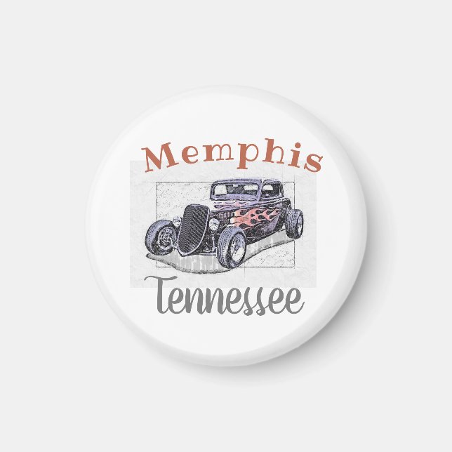 Íman Hotrod "Memphis Tennessee" (Frente)