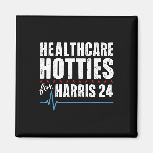 Íman Hotties De Saúde Para Kamala Harris 24 Premium (Frente)