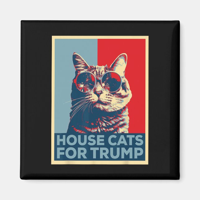 Íman House Cats For Trump 2024 (Frente)