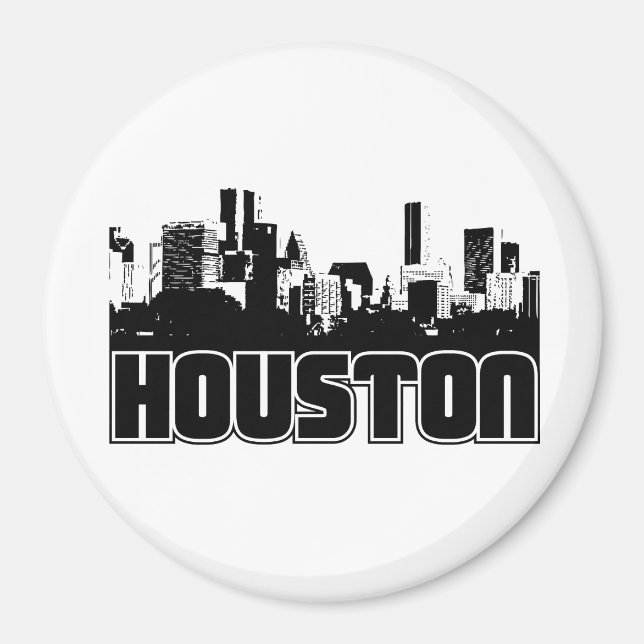 Íman Houston Skyline (Frente)