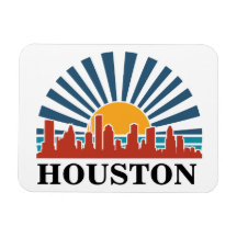 Houston Texas Vintage Sunset Viagem