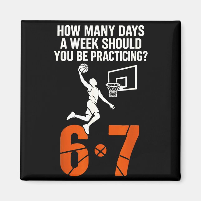 Íman How Many Days A Week Should You Practice 6-7 Baske (Frente)