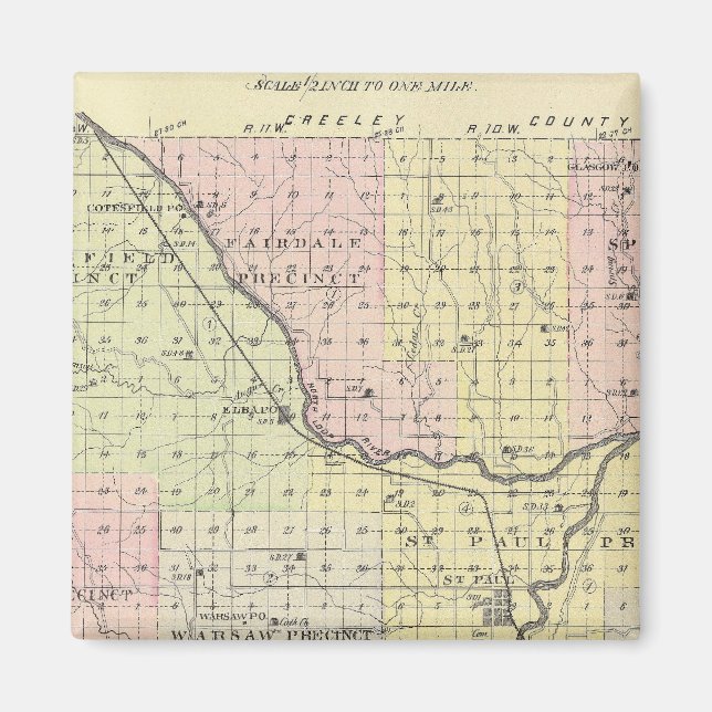 Íman Howard County, Nebraska (Frente)