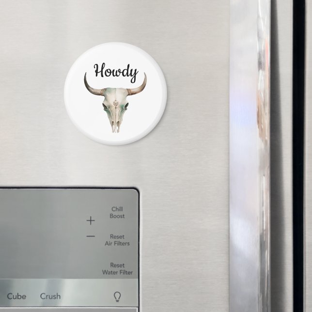 Íman Howdy Cowboy Bullhorns (In Situ (Fridge))
