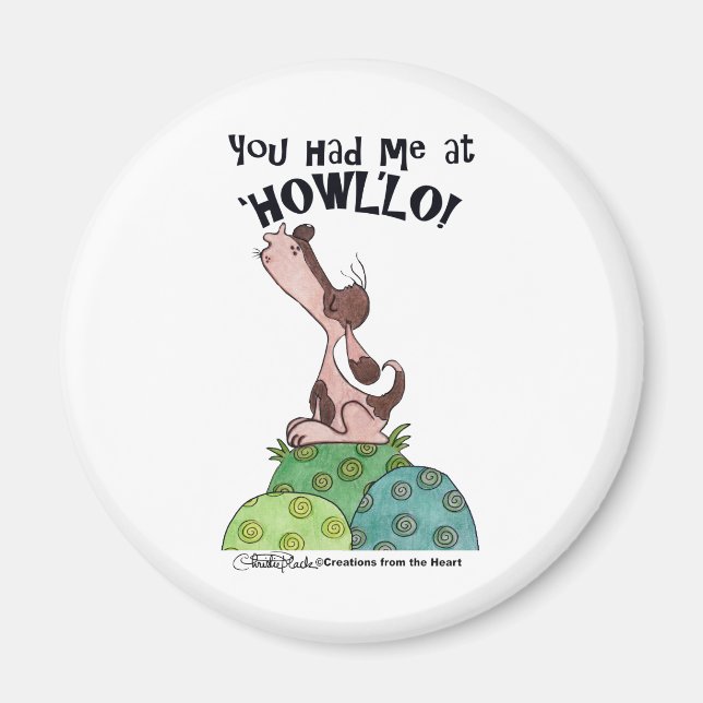 Íman Howler Dog (Frente)