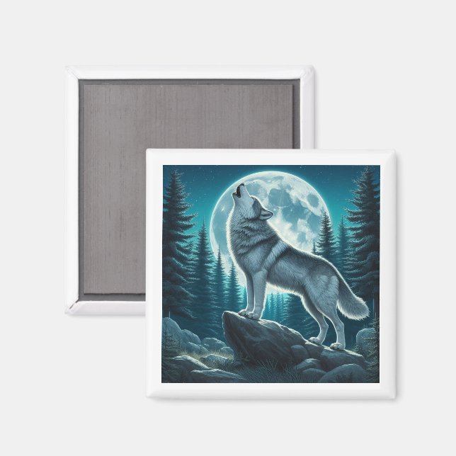 Íman Howling Wolf (Front/Back)