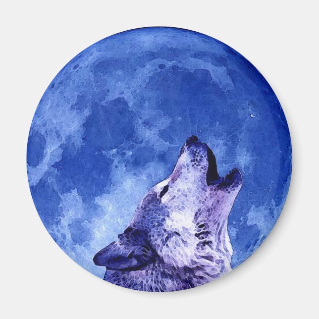 Íman Howling Wolf na Lua (Frente)