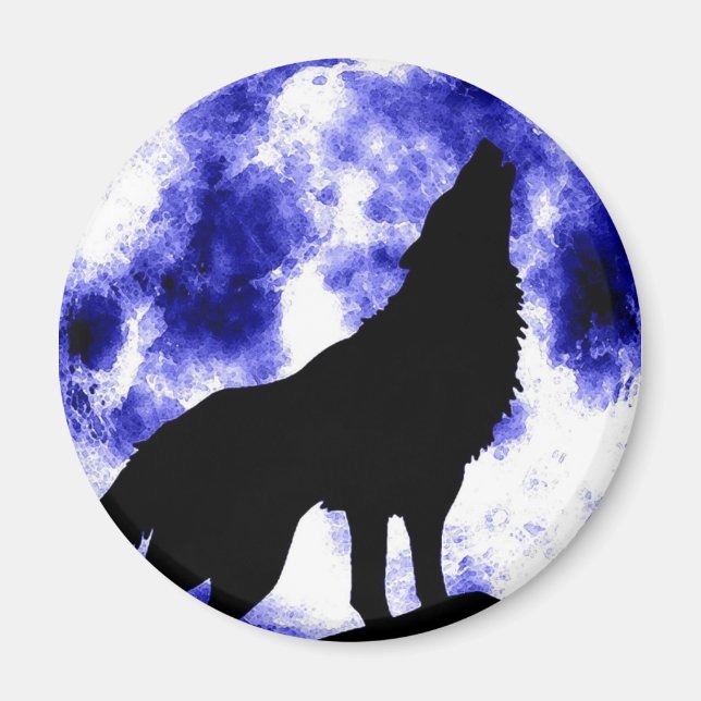 Íman Howling Wolf na Lua (Frente)