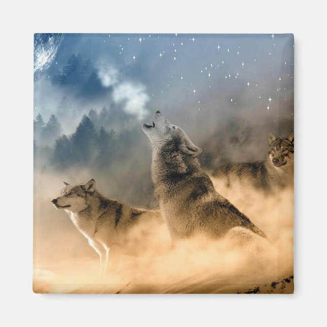 Íman Howling Wolves (Frente)
