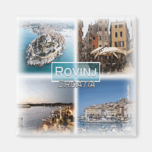 Íman HR0029 Europa, Croácia, Rovinj, geladeira
