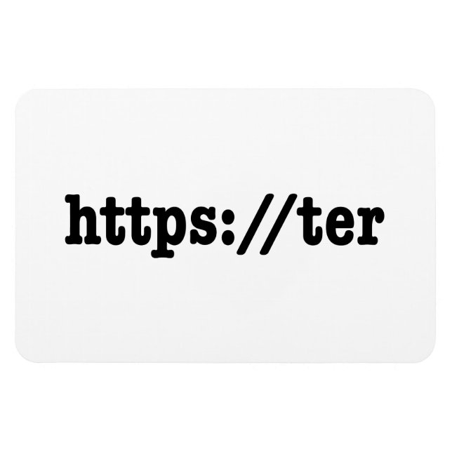 Íman https://ter / código html (Horizontal)