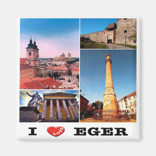 Íman HU - Hungria - Eger - I Love - Collage