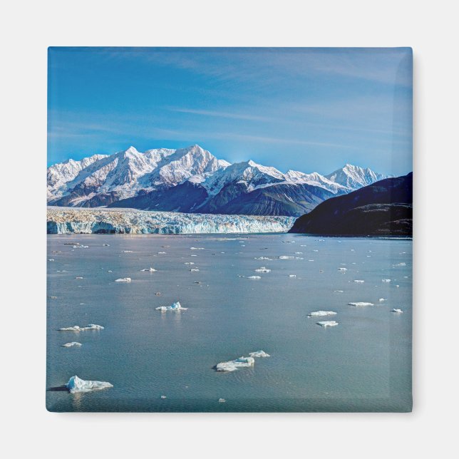 Íman Hubbard Glacier, Alaska Magnet (Frente)