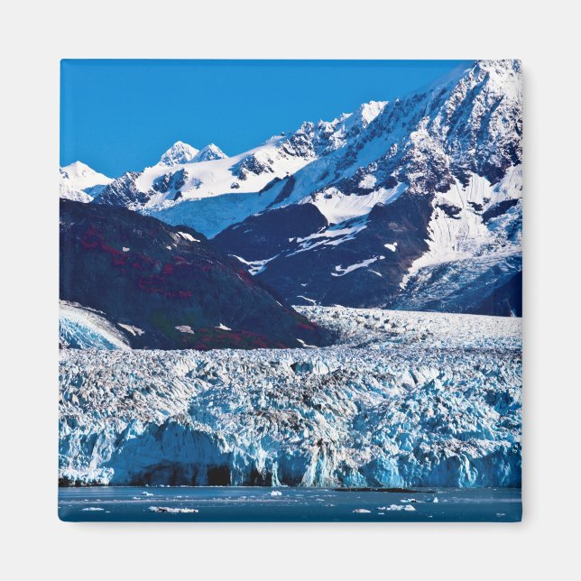 Íman Hubbard Glacier, Alaska Magnet (Frente)