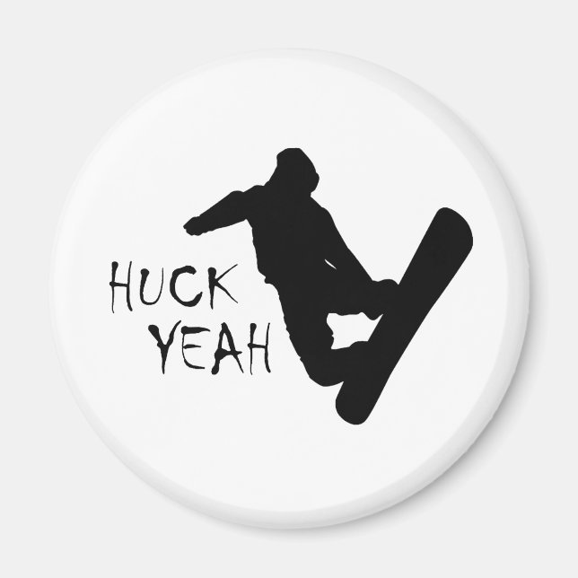 Íman Huck Sim (Snowboard) (Frente)