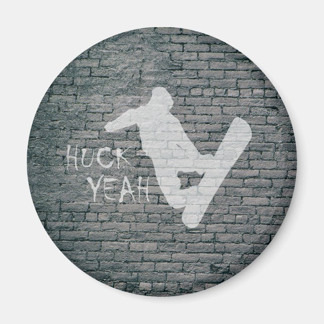Íman Huck Sim (Snowboard) (Frente)