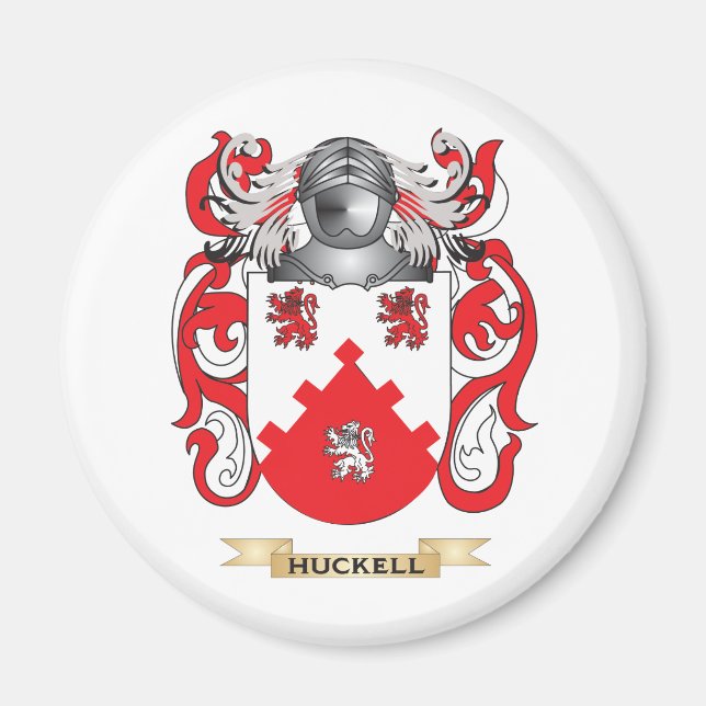 Íman Huckell Casaco de Armas (Crest Familiar) (Frente)