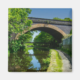 Íman Huddersfield Broad Canal and Whitacre Mill Viaduct