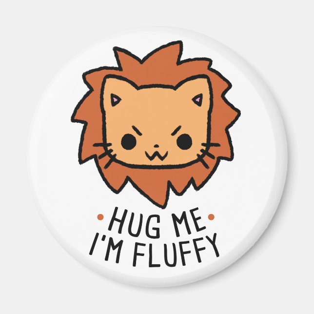 Íman Hug Me I' m Fluffy (Frente)